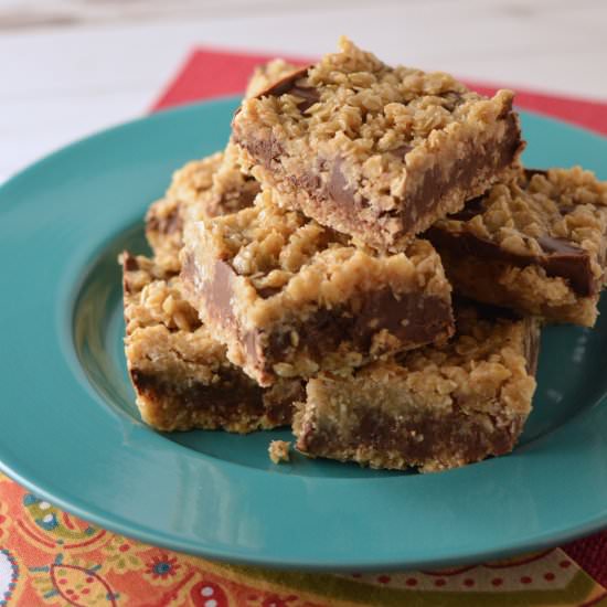 No Bake Chocolate PB Oatmeal Cookie