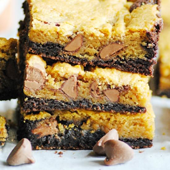 Pumpkin Chocolate Chip Brookies