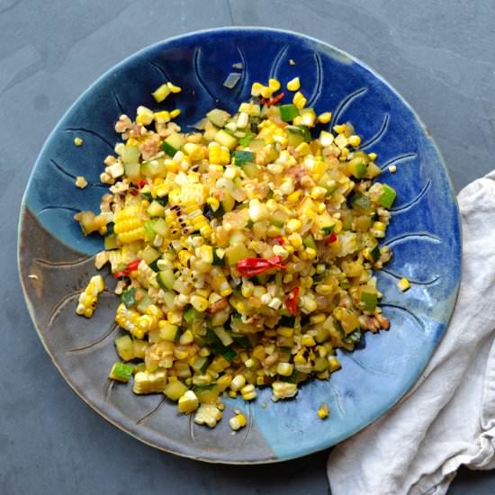 Corn and Zucchini