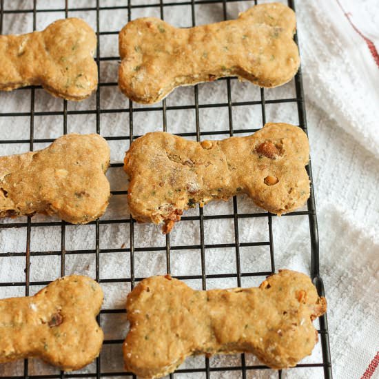 PB Bacon Banana Dog Treats