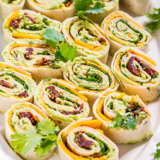 Chipotle Cheddar Avocado Rollups