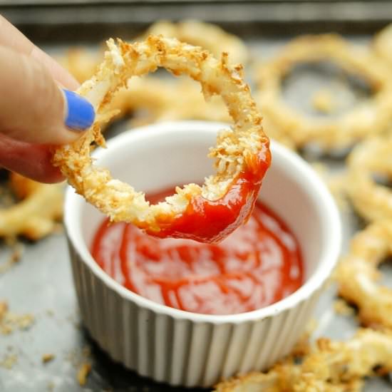 Crispy Baked Onion Rings