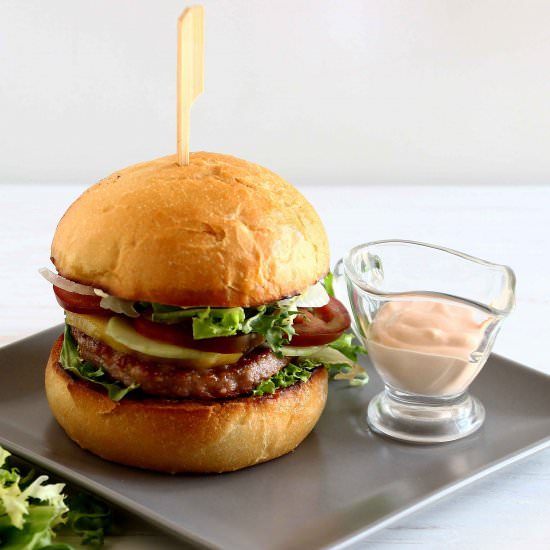 Scrumptious burger