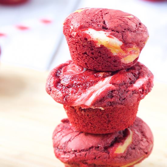 Red Velvet Cheesecake Bites
