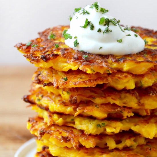 Easy Butternut Squash Fritters