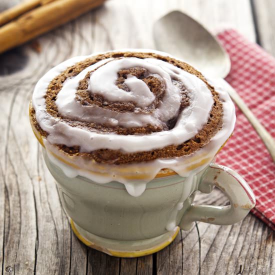 (Paleo) Cinnamon Roll In A Mug