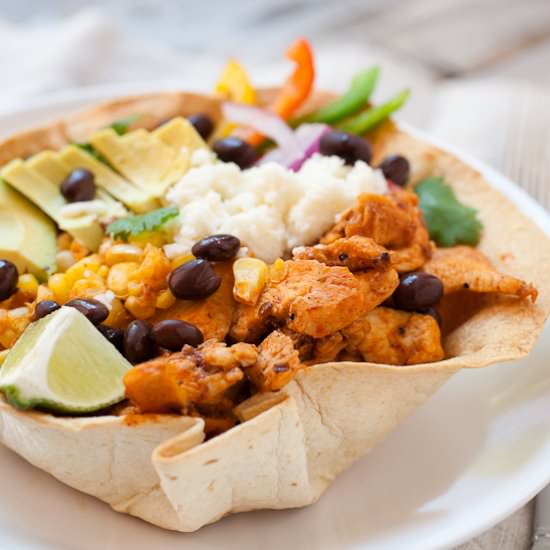 Chipotle Chicken Taco Bowls