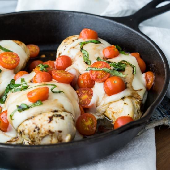 Chicken Caprese Skillet