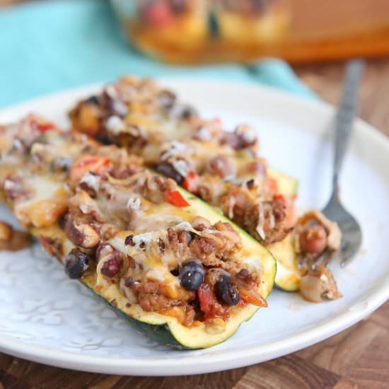 Stuffed Zucchini Boats