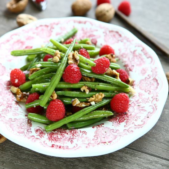 Green Bean Raspberry Salad