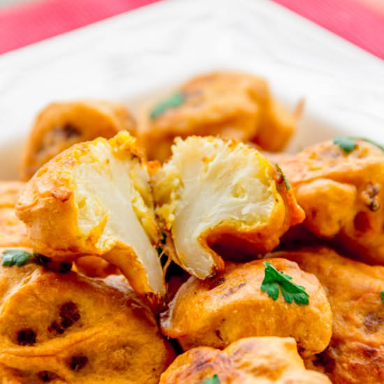 Crispy Cauliflower Fritters