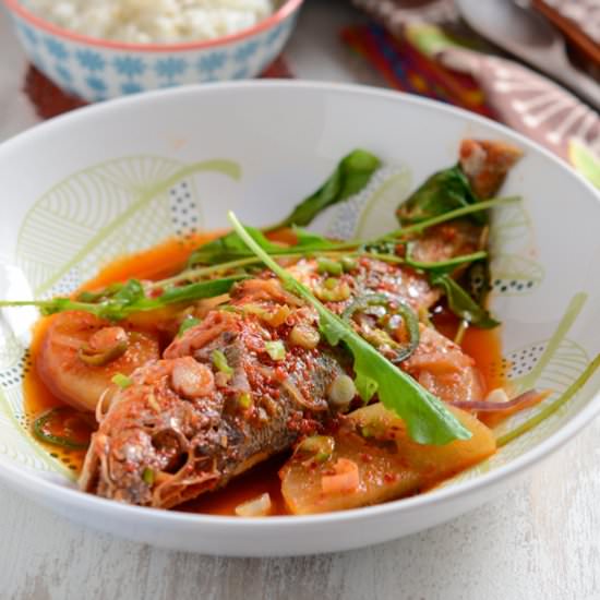 Spicy Korean Fish Stew