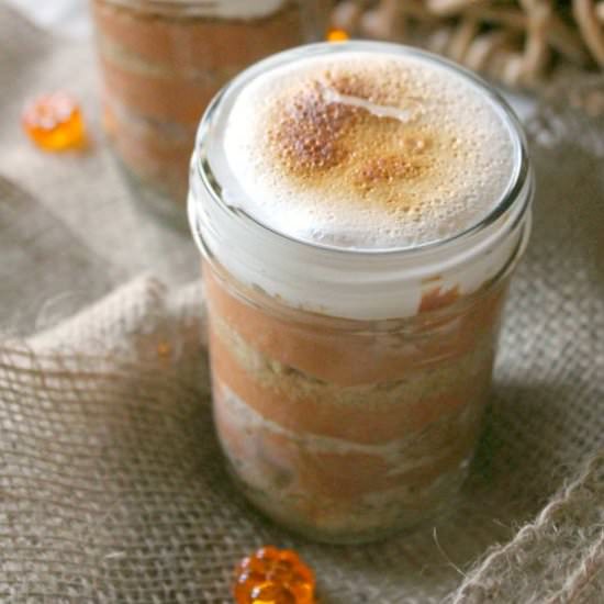 S’mores Toffee Pumpkin Trifles