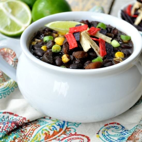 Slow Cooker Black Bean Soup