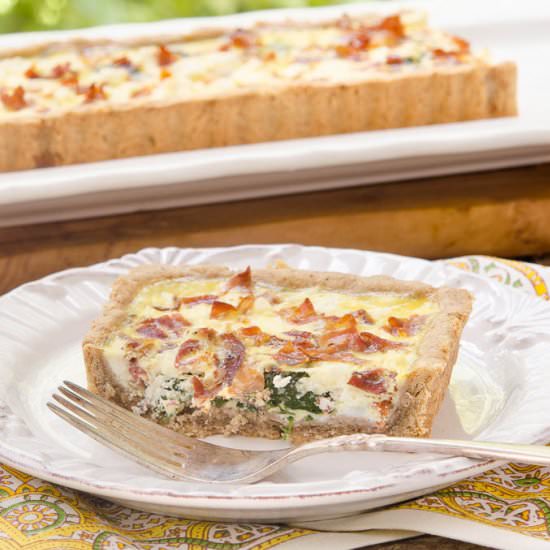 Prosciutto Goat Cheese Tart