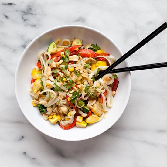 Peanut Udon Noodles