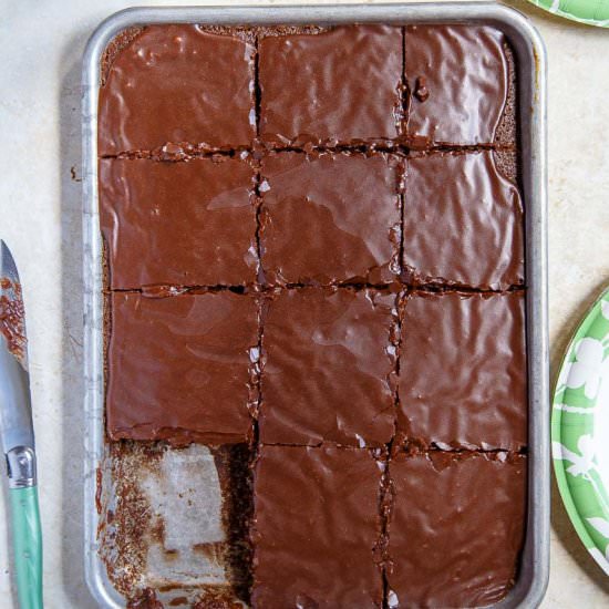Texas Chocolate Sheet Cake