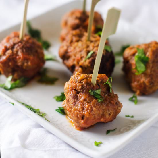 Slow Cooker Chipotle Meatballs