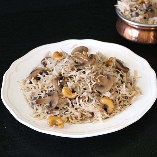 Mushroom Pulao