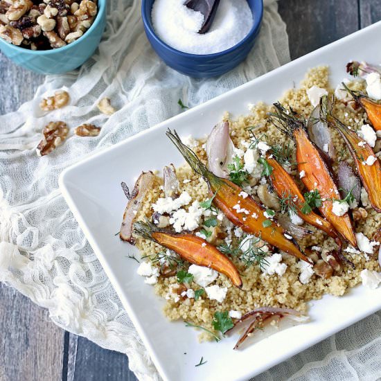 Roasted Carrots & Couscous