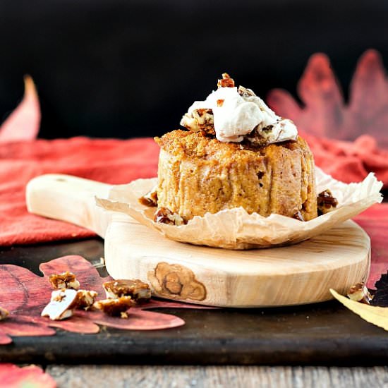 Pumpkin Angel Food Pudding