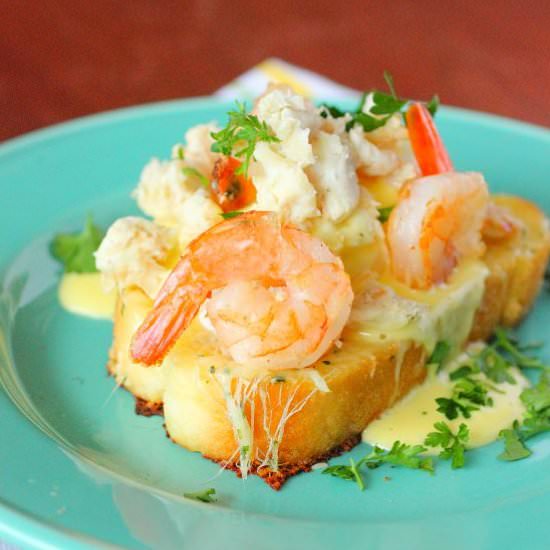 Seafood Eggs Benedict