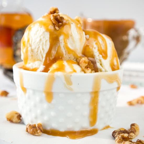 Butter Scotch Vanilla Ice Cream Cup