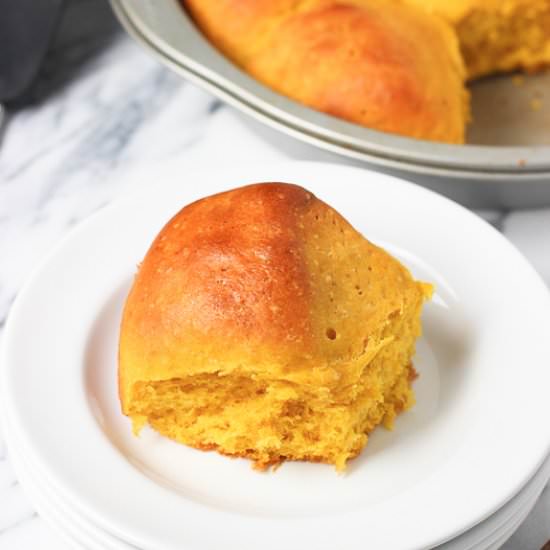 Pumpkin Olive Oil Rolls