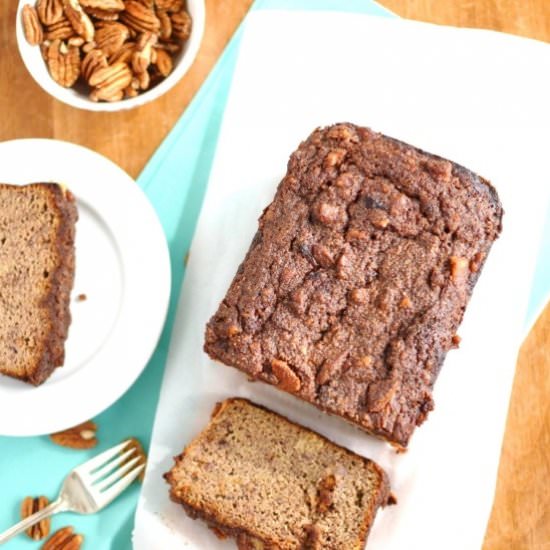 Banana Bread with Streusel Topping