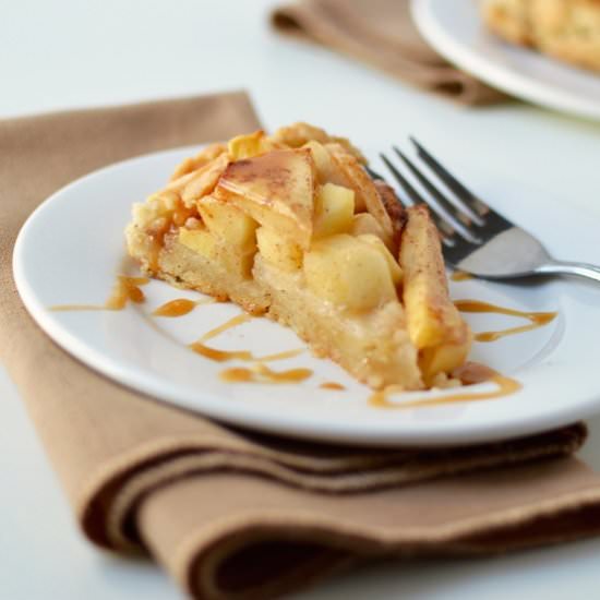 Fall Salted Caramel Apple Galette