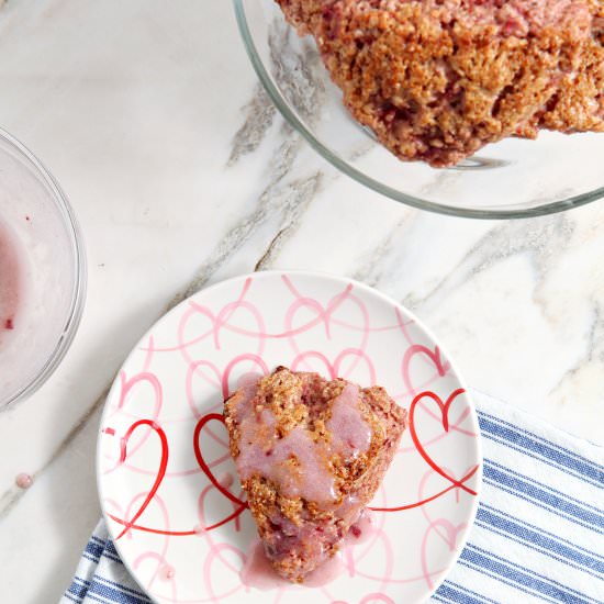 Fresh Strawberry Scones