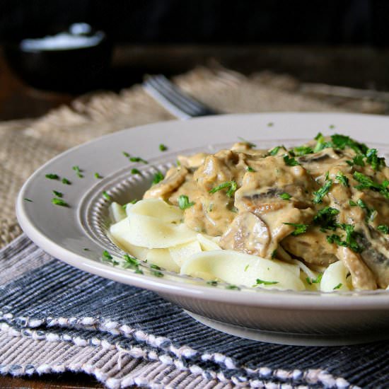 Beef & Mushroom Stroganoff