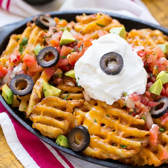 Waffle Fry Nachos
