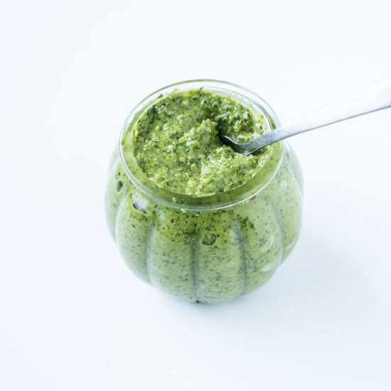 Homemade Coriander Pesto