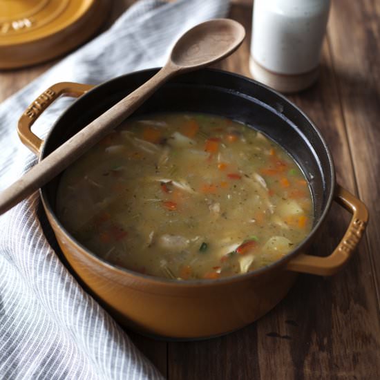 Chicken Basil Stew