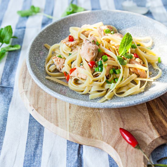Fresh Salmon Pasta