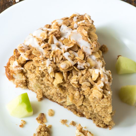 Apple Coffee Cake with Oat Streusel