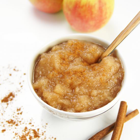 Light Crock Pot Applesauce