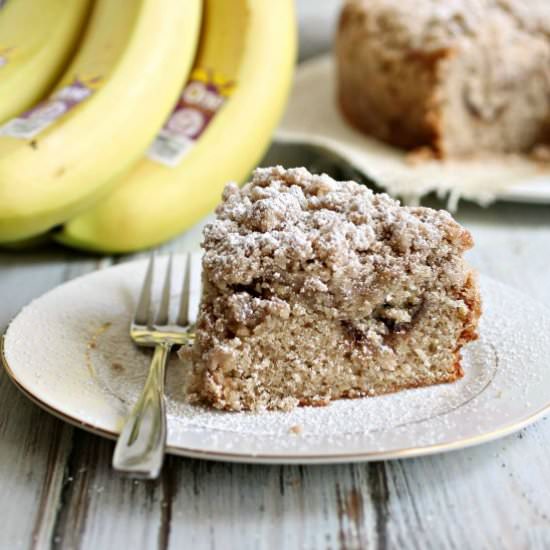 Spiced Banana Crumb Cake