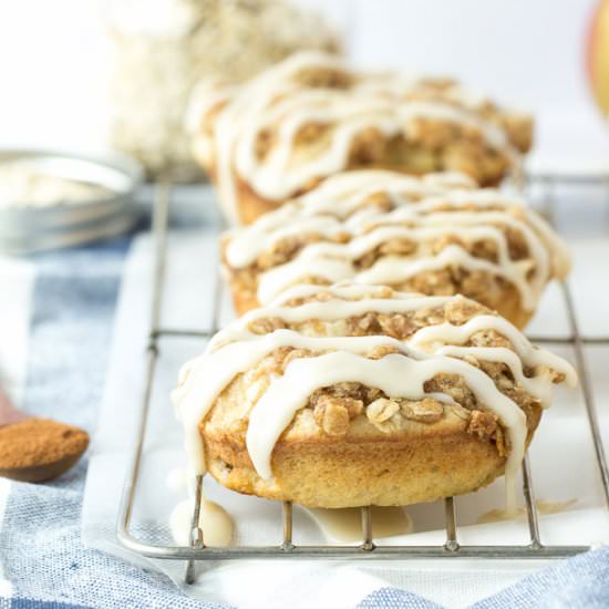 Maple Glazed Apple Crisp Donuts
