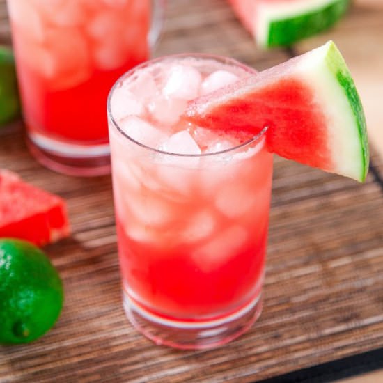 Sparkling Watermelon Cocktail