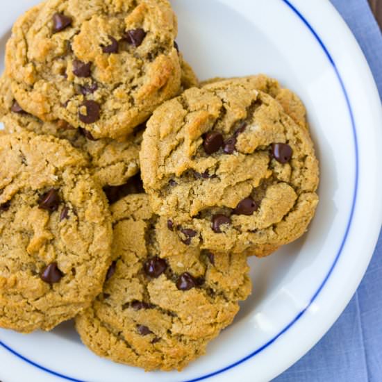 GF Peanut Butter Oatmeal Cookies