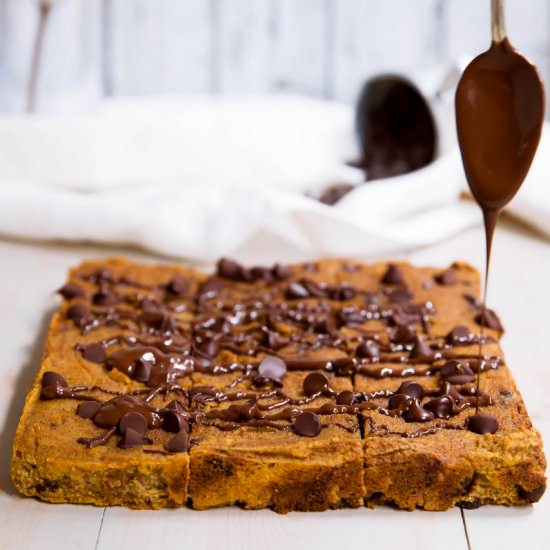 Paleo Chocolate Chip Pumpkin Bars