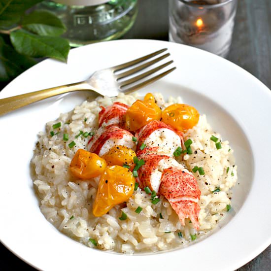 Brown Butter Risotto with Lobster