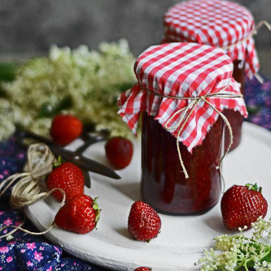 Strawberries and Elderflowers Jam