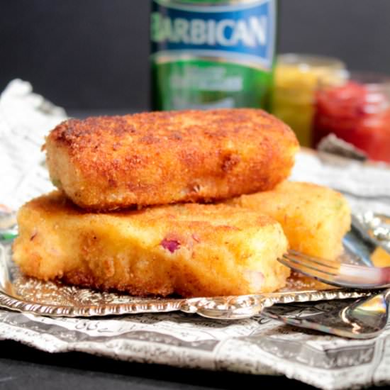 Crispy Golden Potato Cutlets