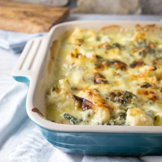 Kale Cauliflower Cheese