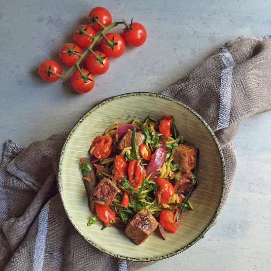 Peruvian Zoodle Stir-Fry