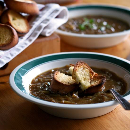 Slow Cooked Onion Soup