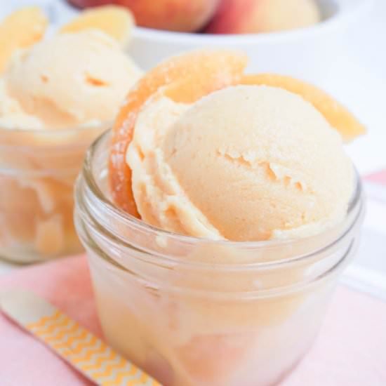 Peach Frozen Yogurt